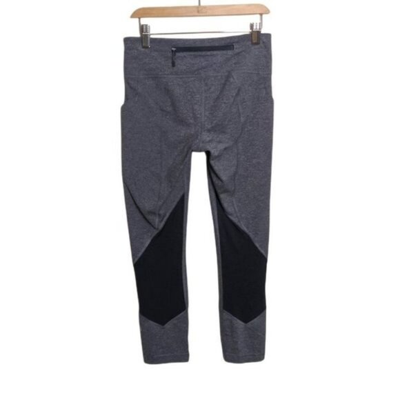 lululemon Pace Rival Crop 19" Heathered Black  Slate Leggings - Picture 7 of 11